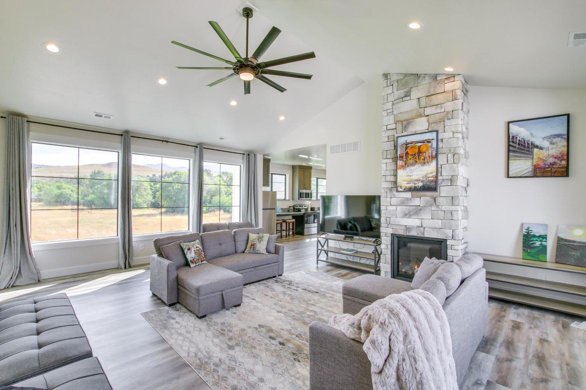 Spacious Idaho Home On Scenic Cub River! Preston Eksteriør billede